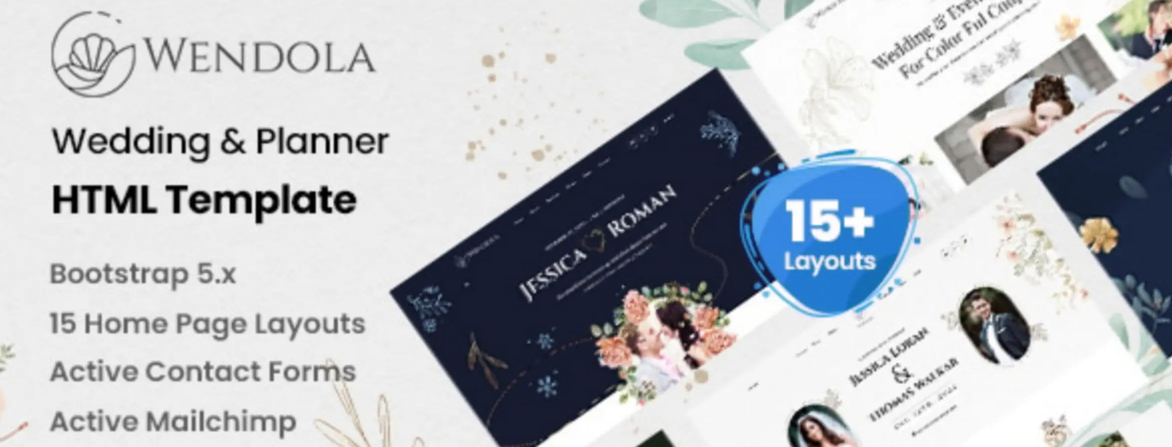 Wendola - Template HTML Rencana & Pernikahan